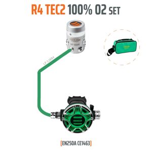 Tecline Regulátor R4 Tec2 100% O2 Stage Set
