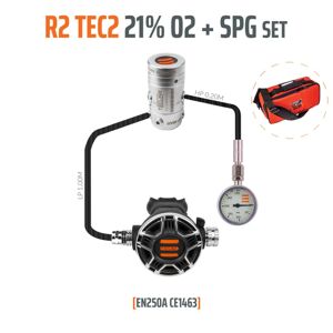 Tecline Regulátor R2 Tec2 21% O2 G5/8, Stage Set S Manometrem