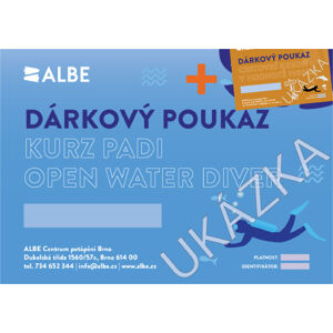 Open Water Diver Padi Kurz V Akci Forma Poukazu: Papírový
