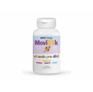 Movid3k - Vitamin D3 Pro Děti, 800 I.u., 90 Tablet S Příchutí Pomeranče