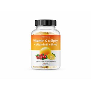 Movit Vitamin C 1200 Mg S šípky + D Zinek Premium, 90 Tbl. C, D,